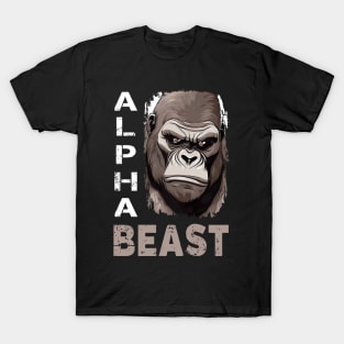 Alpha Animal Powerful Gorilla - Anime Shirt T-Shirt